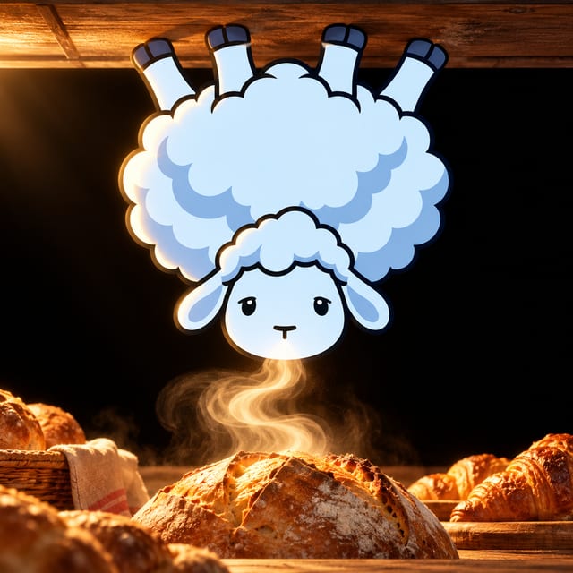 took a wrong turn. found the warm bread.