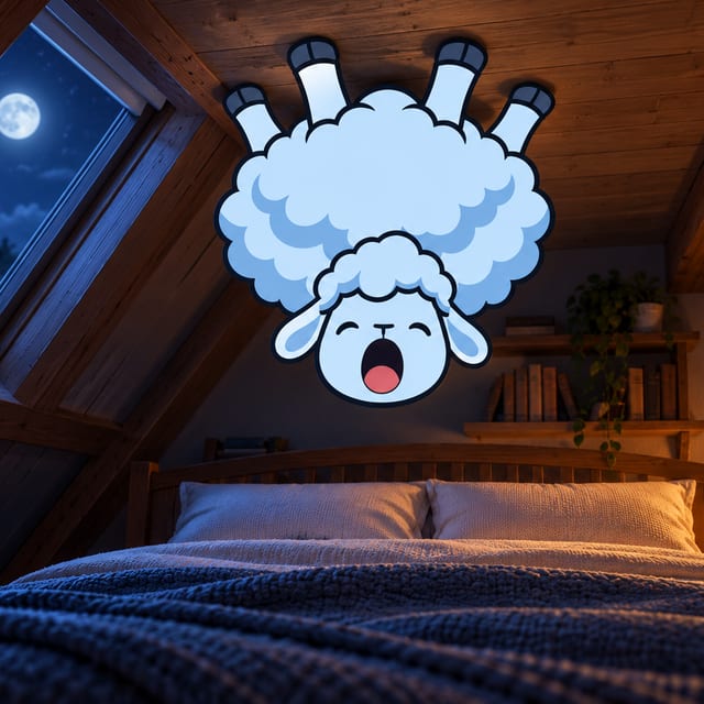 the bed is on the wrong side of the room again.